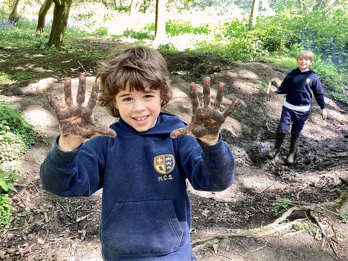Year 3 pupils have fun at Forest School