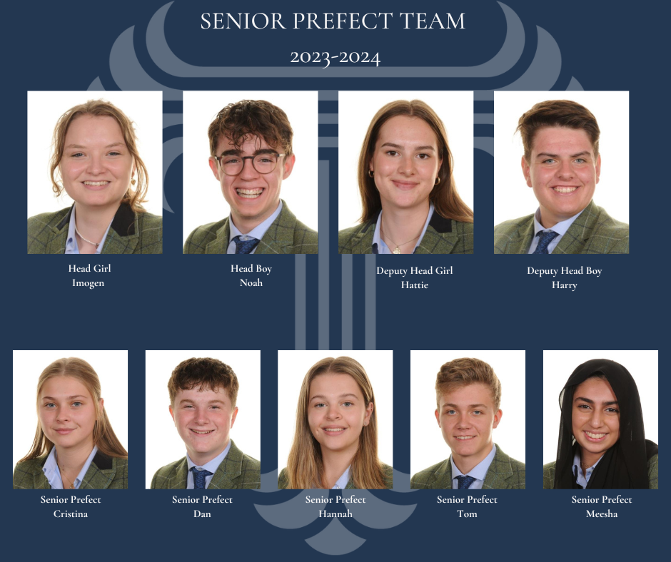 Meet the new Senior Prefect team 2023-24