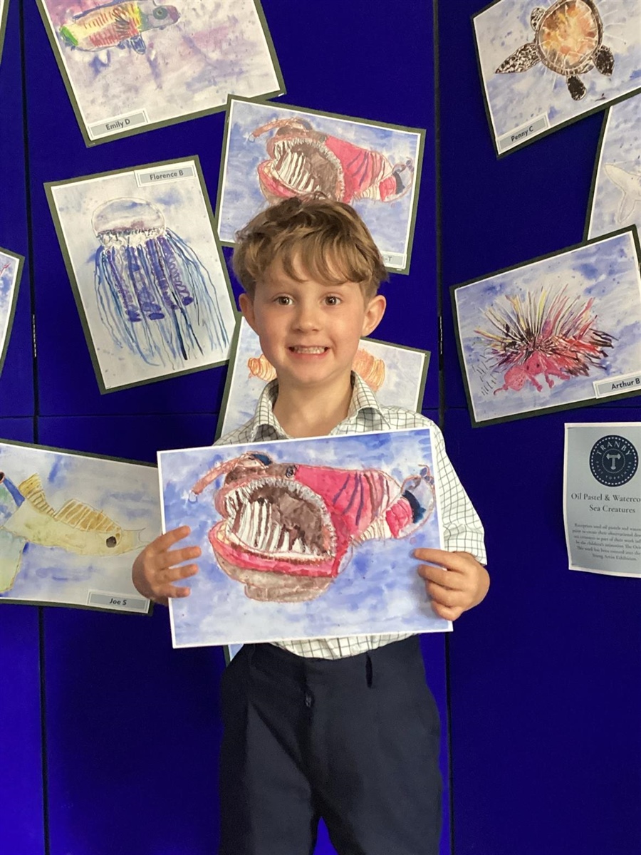 6 year old Rory wins 3rd place at the Ferens Young Artist Open Exhibition
