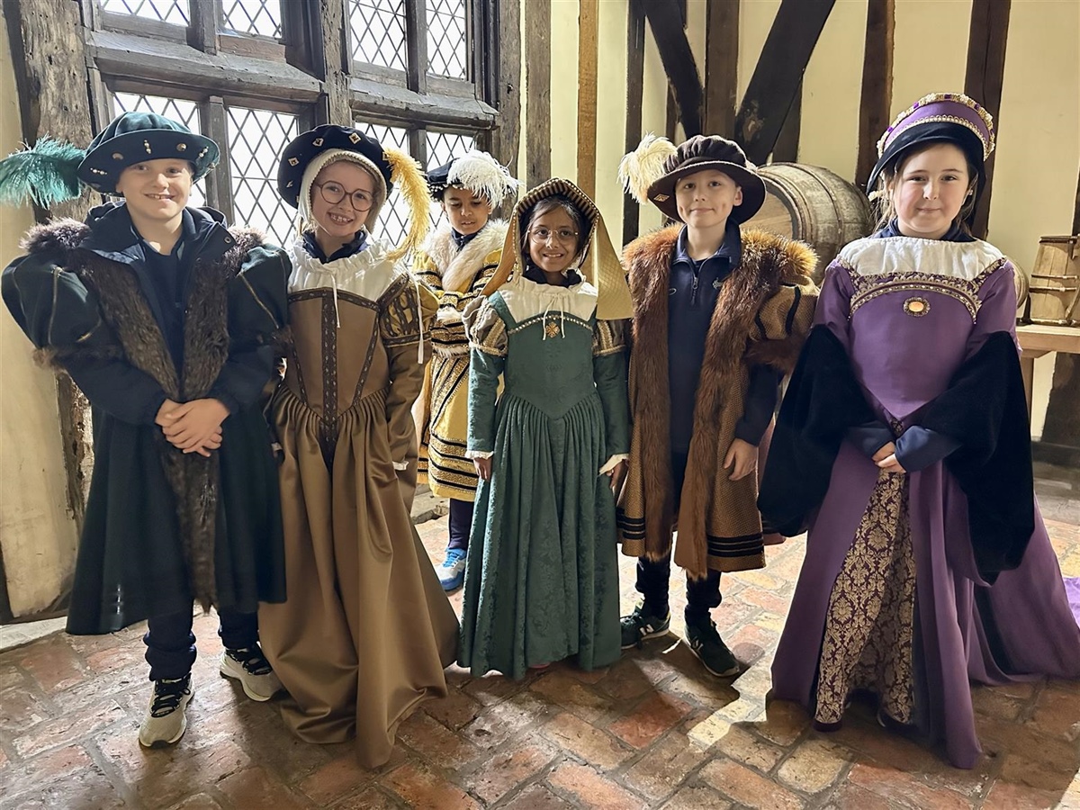 History brought to life for Year 4 at Gainsborough Old Hall