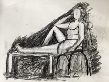 Year 9 Life Drawing with Esther Cawley